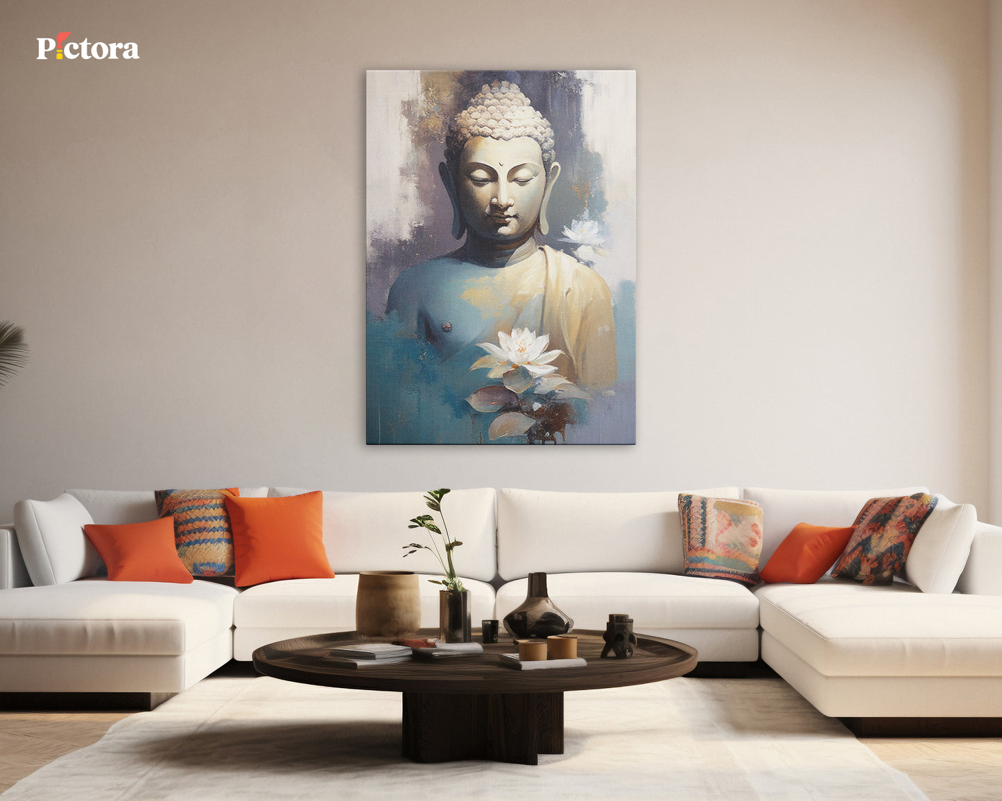 Gautam Buddha Canvas Art (A039)