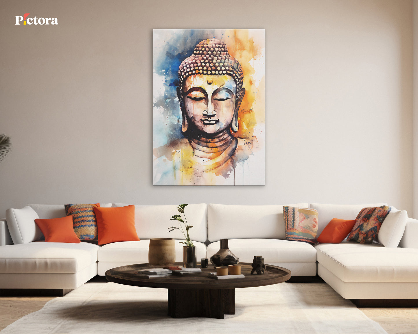 Gautam Buddha Canvas Art (A038)