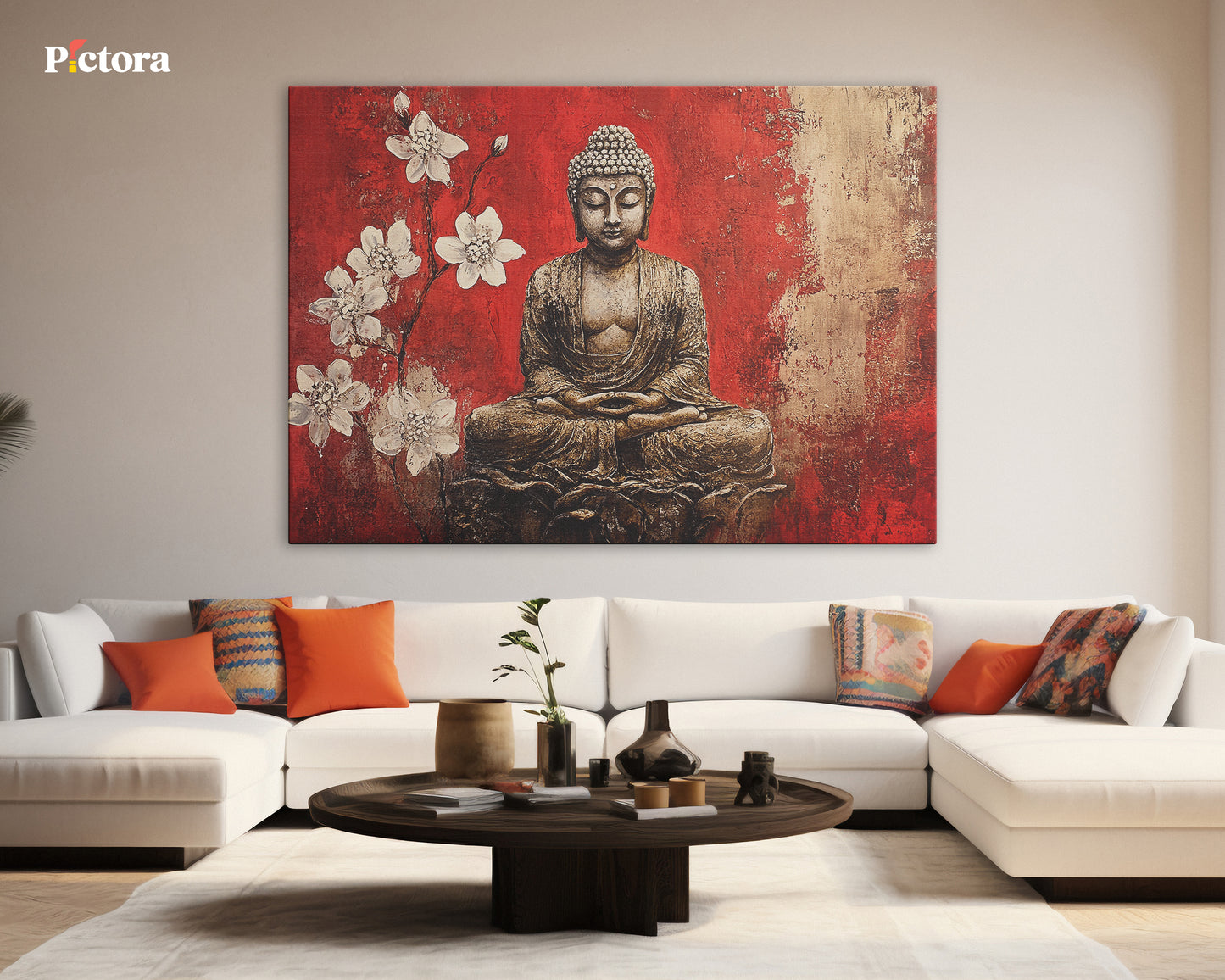 Gautam Buddha Canvas Art (A037)