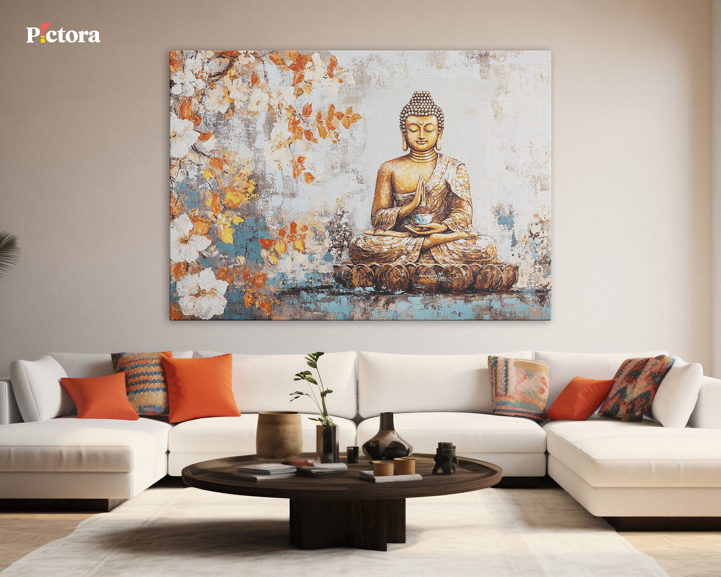Gautam Buddha Canvas Art (A036)