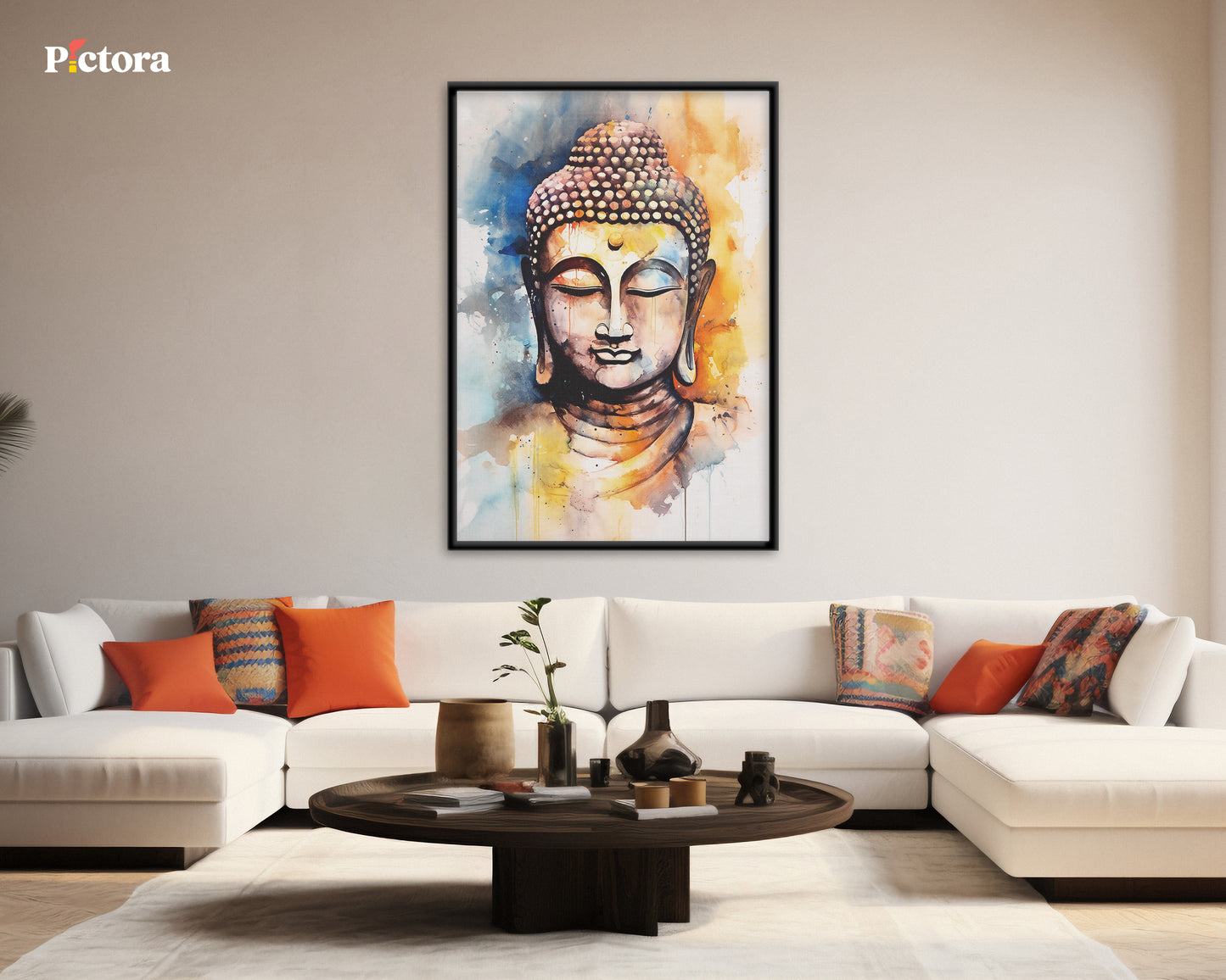 Gautam Buddha Canvas Art (A038)