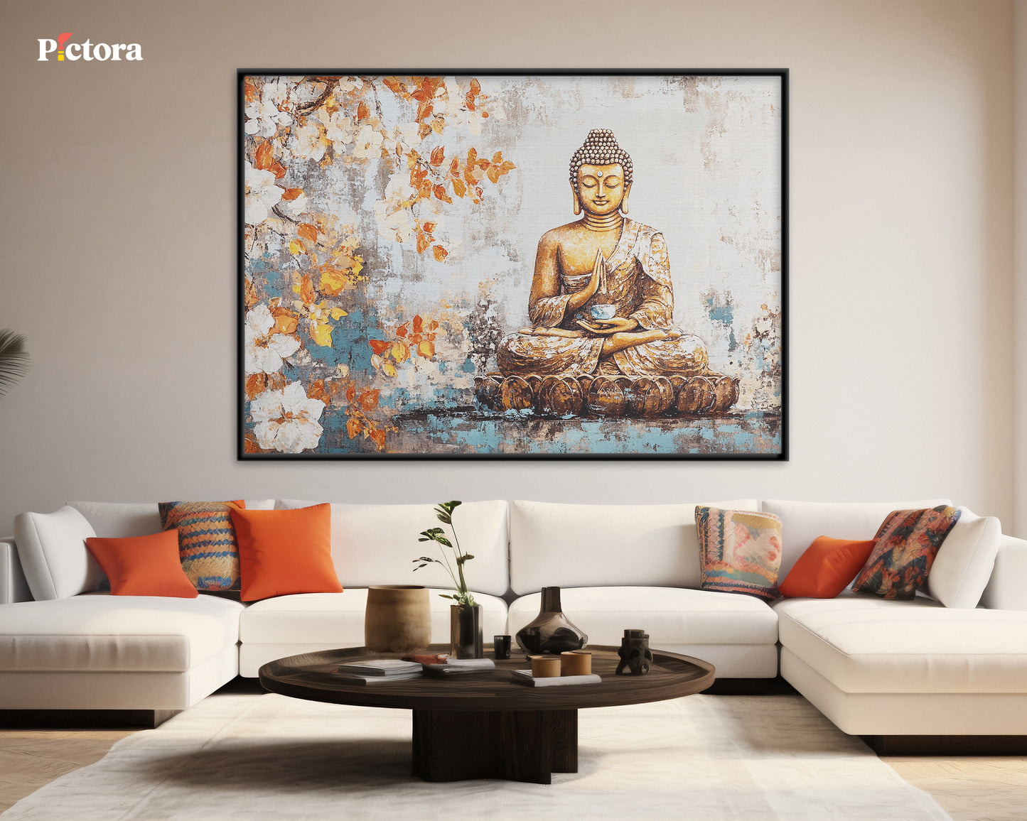 Gautam Buddha Canvas Art (A036)