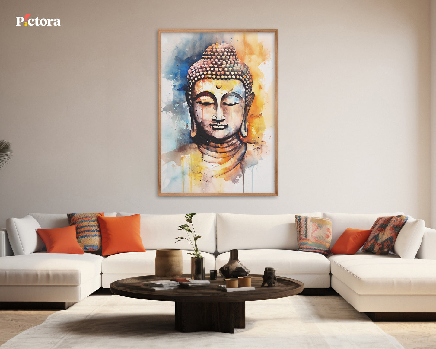 Gautam Buddha Canvas Art (A038)