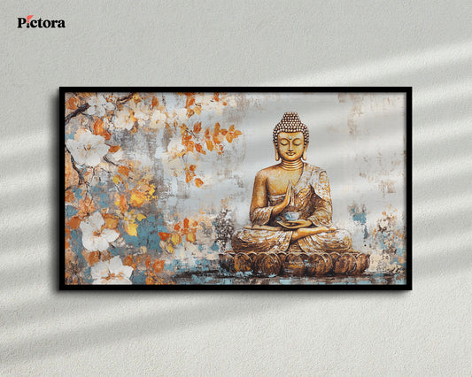Gautam Buddha Canvas Art (A036)
