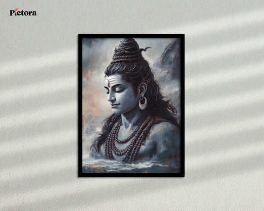Lord Shiva(Mahadev) Canvas Art (A026).