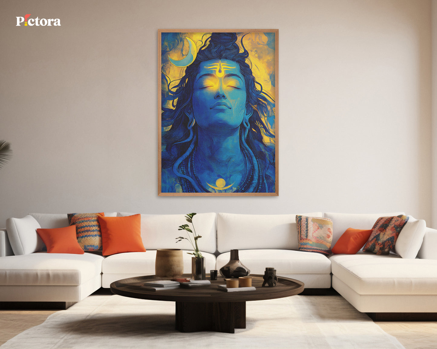 Lord Shiva(Mahadev) Canvas Art (A021).