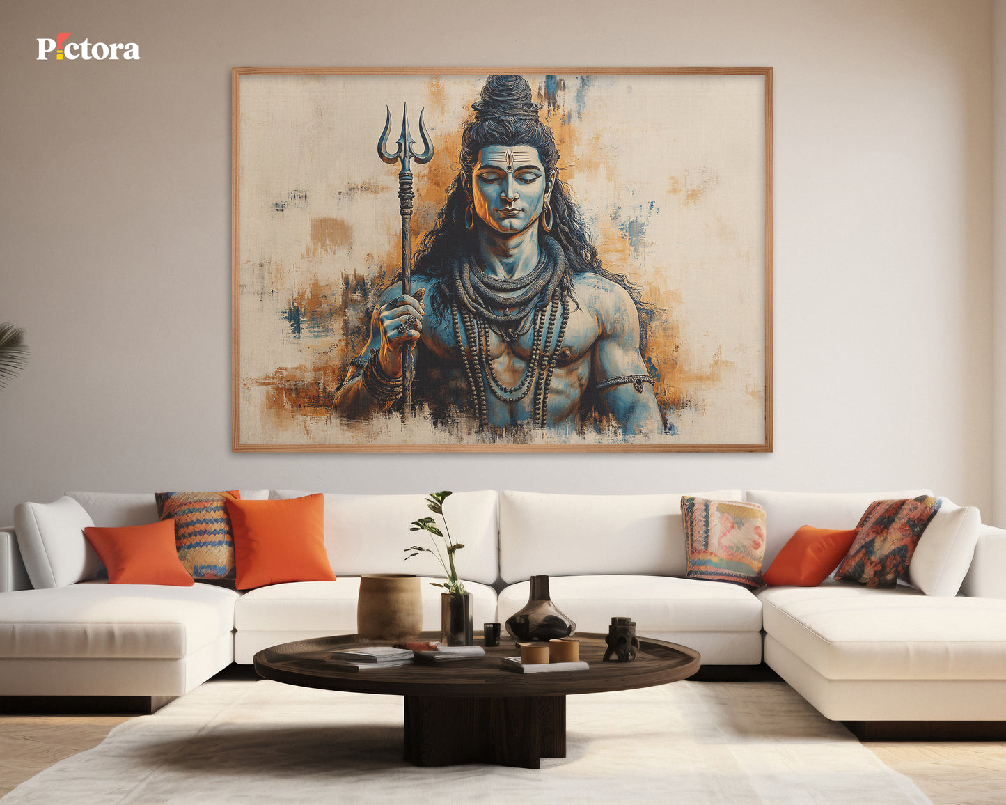 Lord Shiva(Mahadev) Canvas Art (A024).
