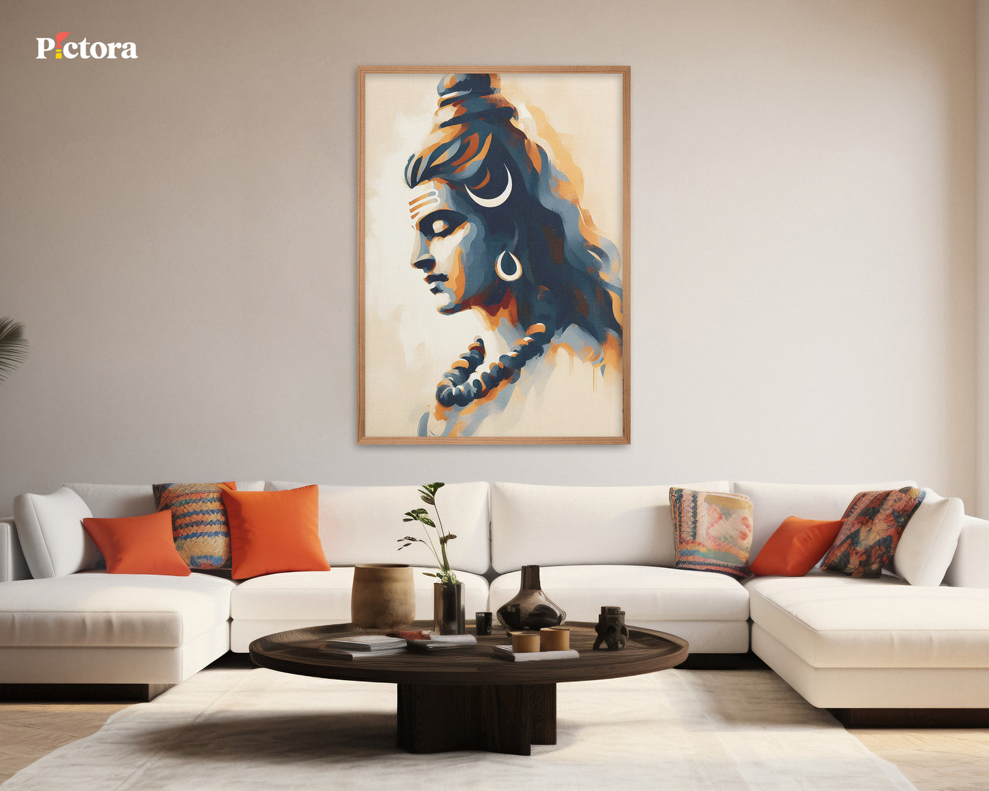Lord Shiva(Mahadev) Canvas Art (A025).