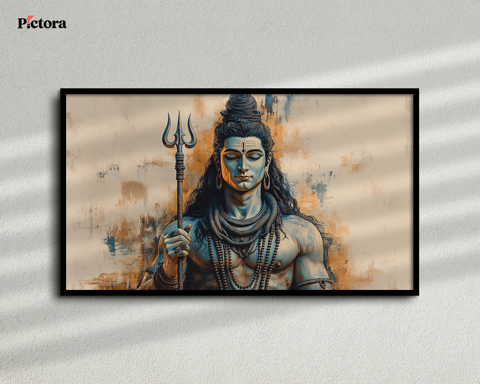 Lord Shiva(Mahadev) Canvas Art (A024).