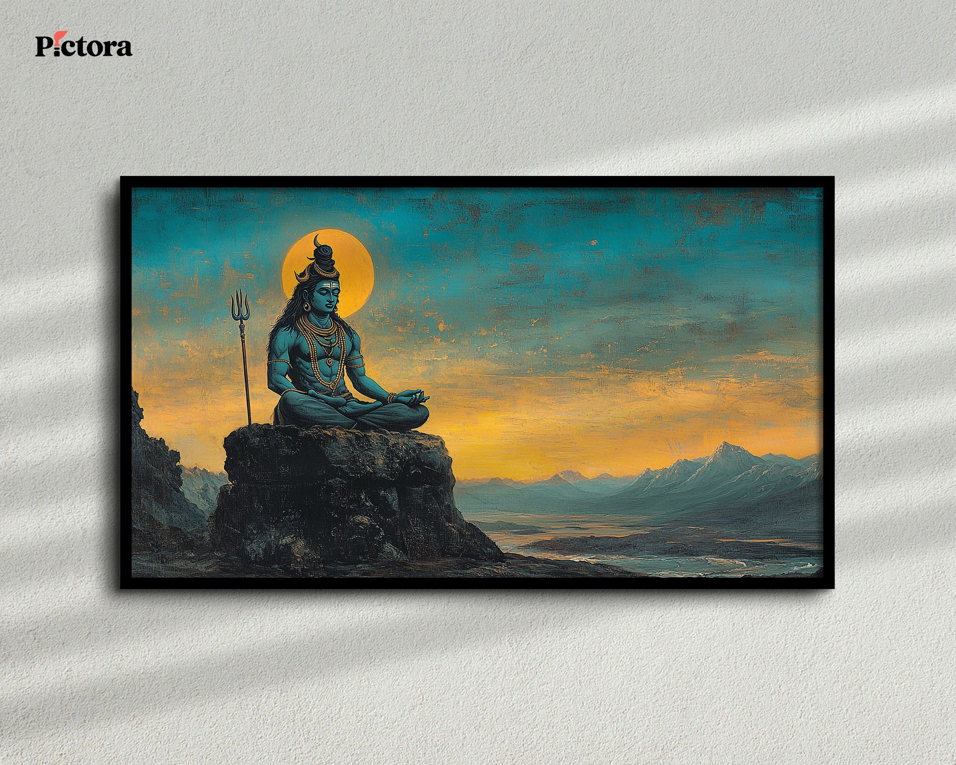 Lord Shiva(Mahadev) Canvas Art (A023).