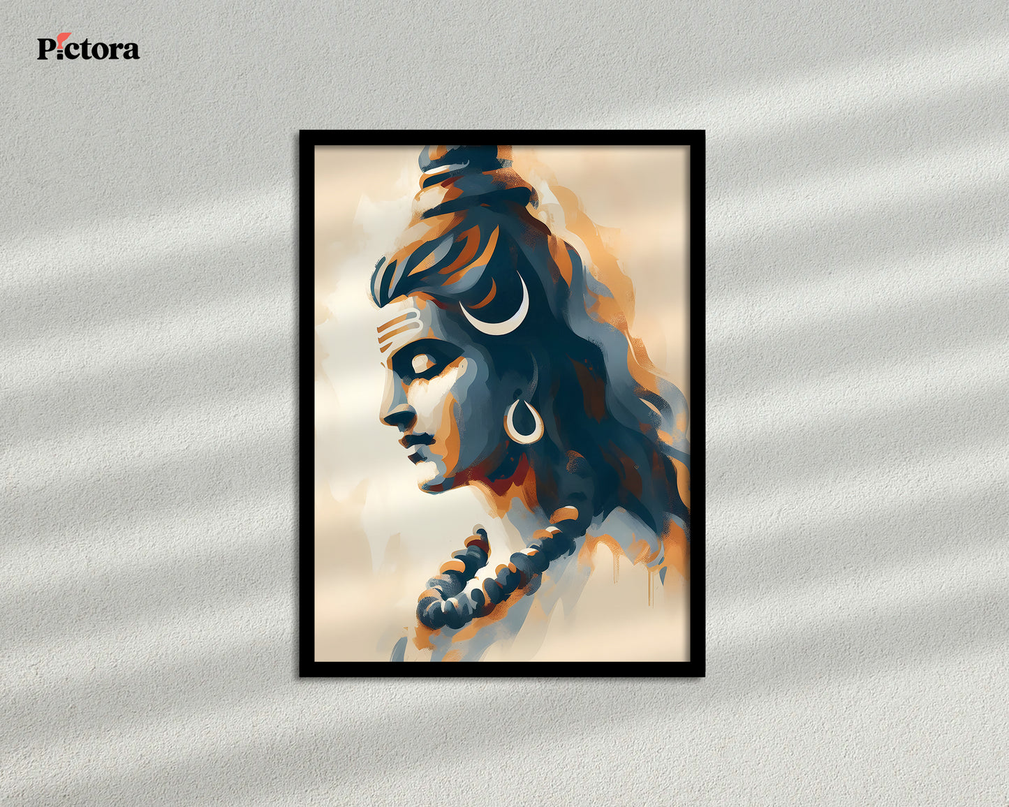 Lord Shiva(Mahadev) Canvas Art (A025).