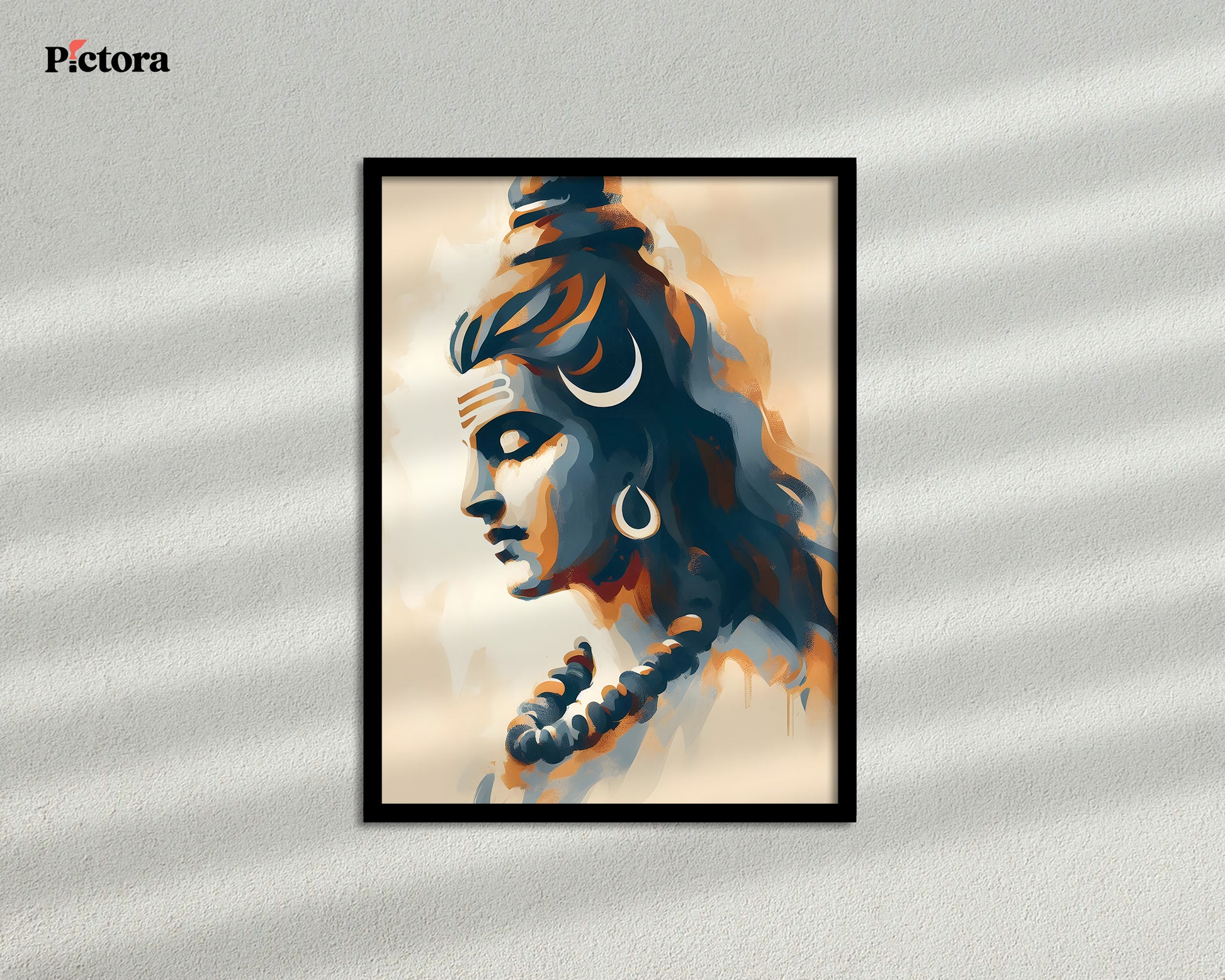 Lord Shiva(Mahadev) Canvas Art (A025).