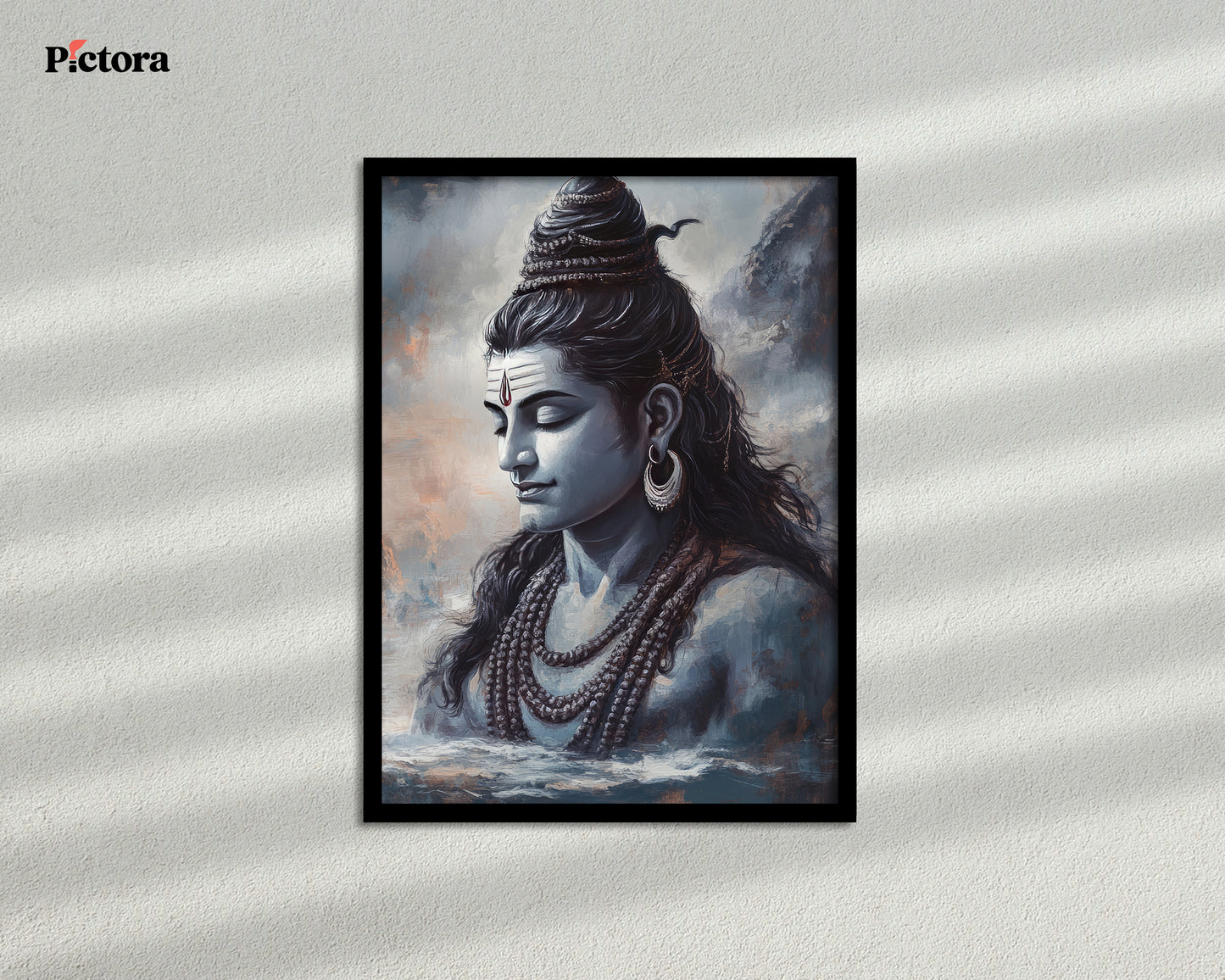 Lord Shiva(Mahadev) Canvas Art (A026).